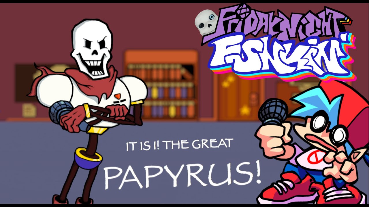 vs_papyrus battle (mod anty sans)1.2.1 [Friday Night Funkin'] [Mods]