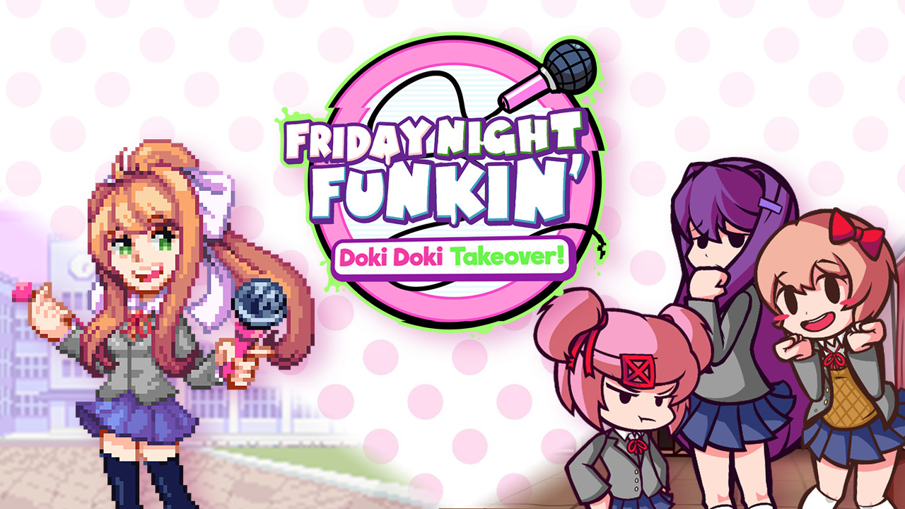 FNF: Doki Doki Takeover (DDLC) Mod - Play Online Free