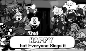  FNF: Happy but Everyone Takes Turn Singing