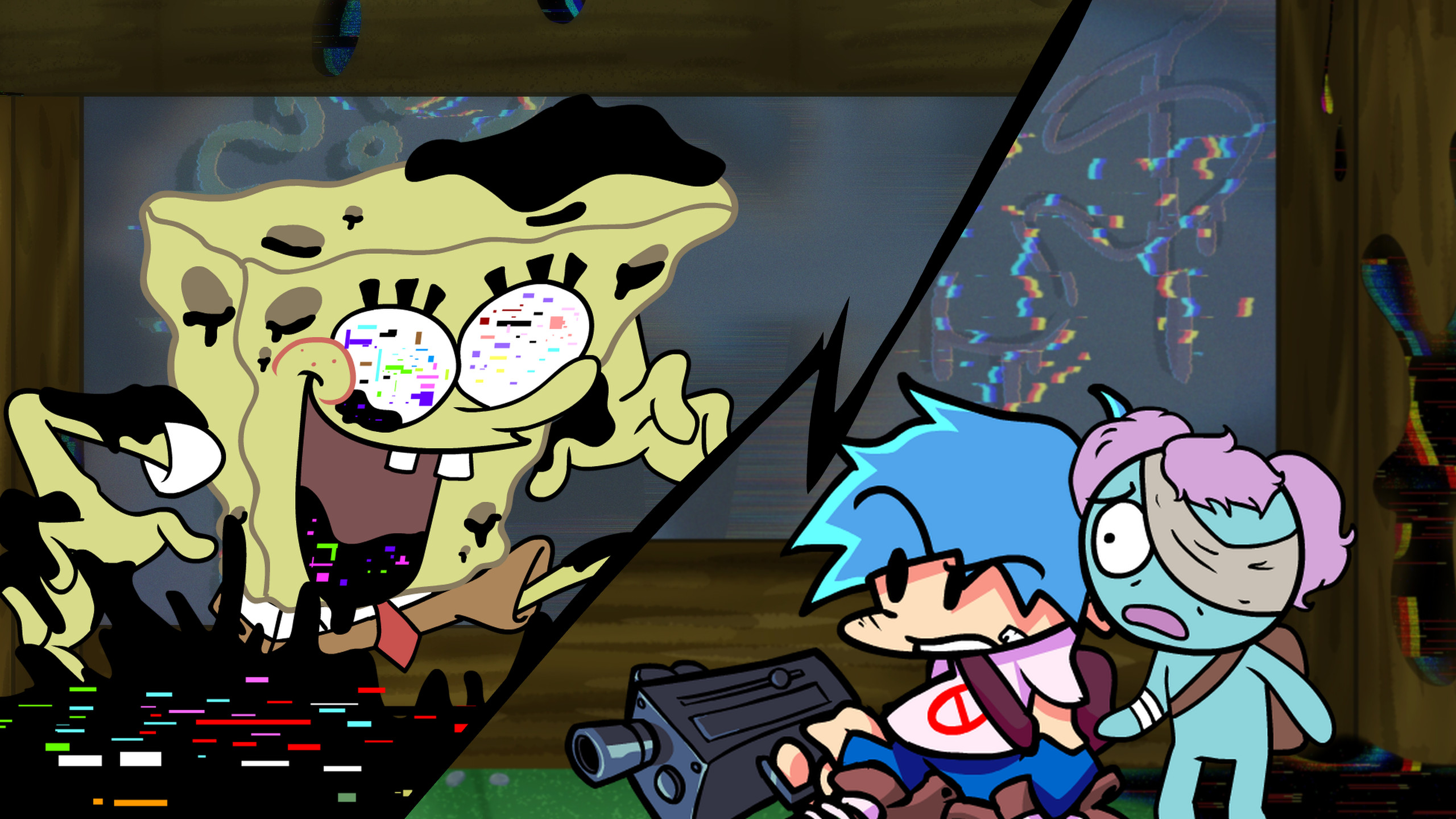 FNF: FILL-UP – A Spongebob Song FNF mod game play online