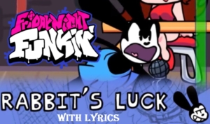  FNF Oswald Sing Rabbit’s Luck with Lyrics