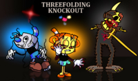 FNF Threefolding Knockout (Triple Trouble but Cuphead)