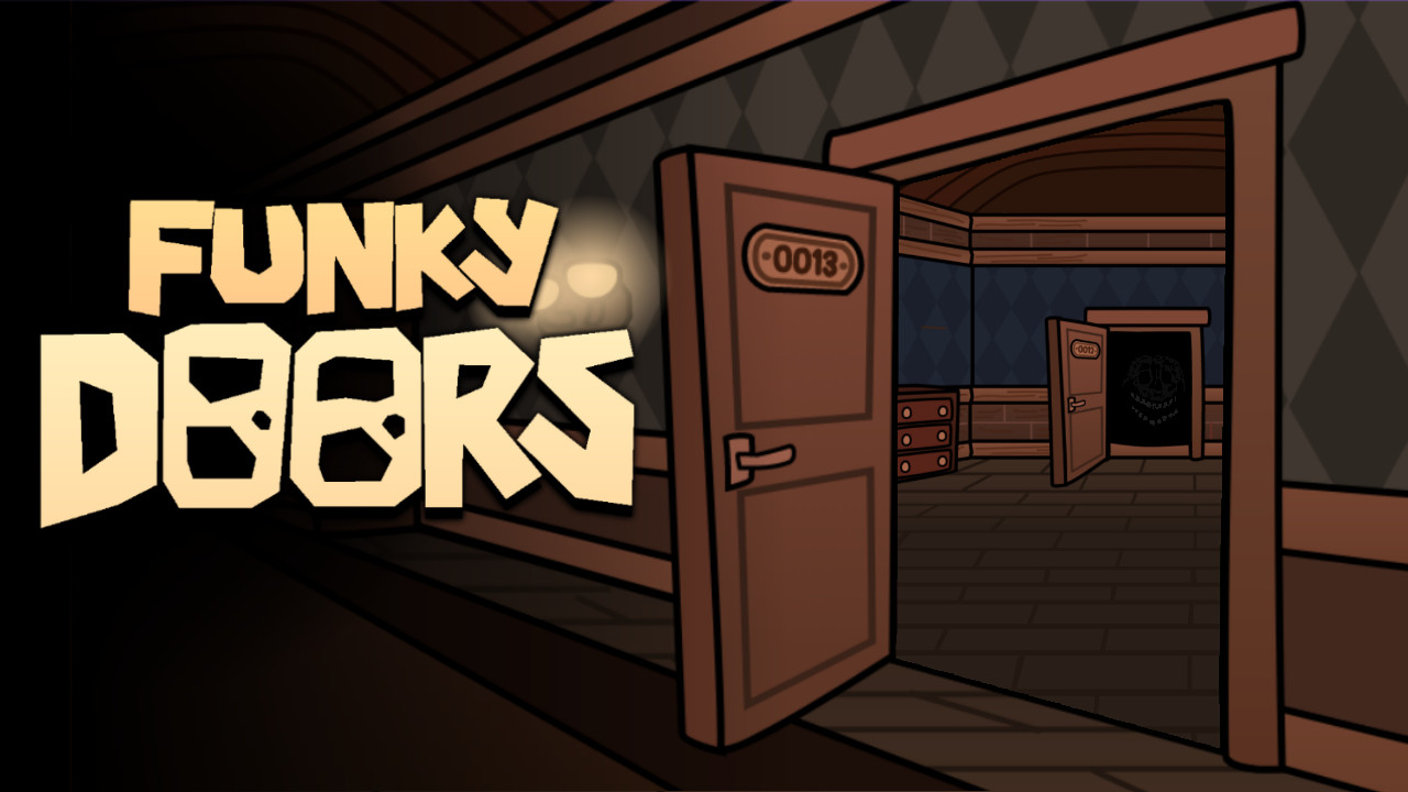 FNF Roblox Doors vs Rush – 1up Cartoon Mod - Play Online Free - FNF GO