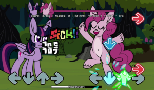  FNF Meanhoven with My Little Pony