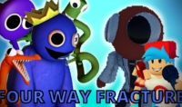 FNF: Rainbow Friends sings Four Way Fracture