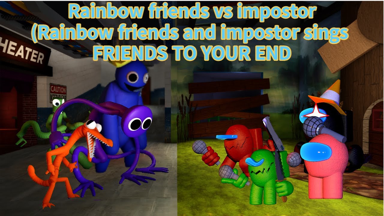 Rainbow Friends 2D!! (ADDED RED,YELLOW.PINK) [Friday Night Funkin'] [Mods]