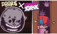 FNF Roblox Doors vs Rush – 1up Cartoon’s
