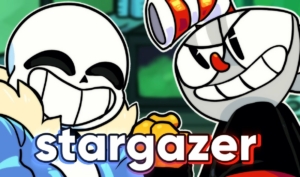  FNF Sans and Cuphead Sing Stargazer