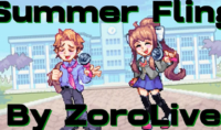 FNF Summer Fling with Senpai and Monika