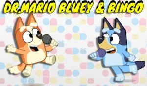  FNF Bluey & Bingo Sing Dr. Mario