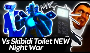  FNF Skibidi Toilet – Toilet Night War
