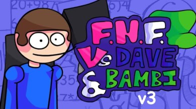 FNF vs Dave and Bambi v3