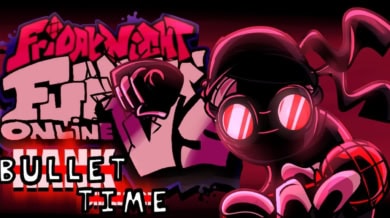 FNF vs Accelerant Hank, but he shoots 8X More Bullets