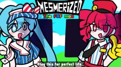 FNF Mesmerized Playable (Miku vs Teto)